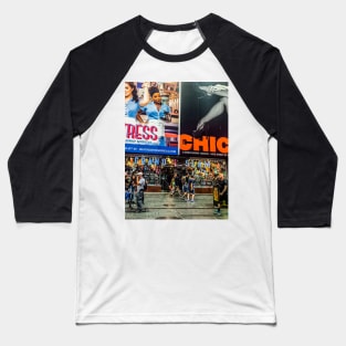 Broadway, Times Square, Manhattan, New York City Baseball T-Shirt